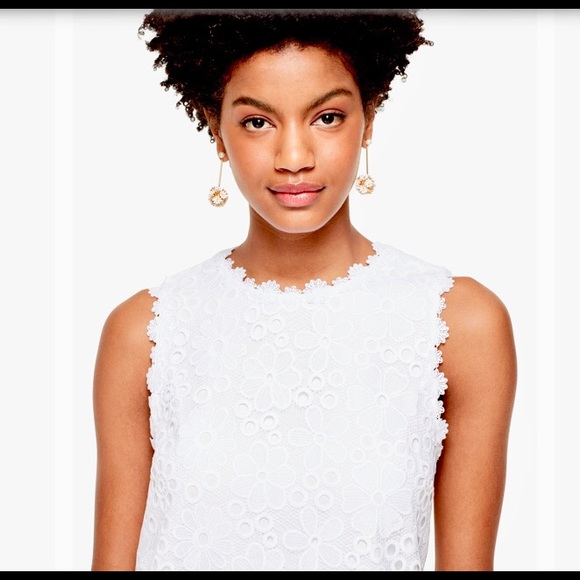 Kate Spade ♠️ white Shift Dress sz 8 ⭐️NWT - Picture 5 of 9